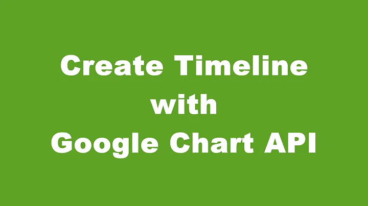 Create timeline with google chart api