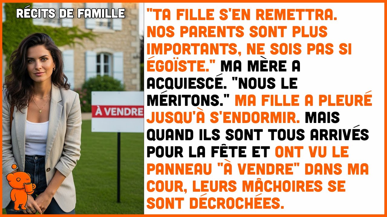 Ma sœur a annulé l'anniversaire de ma fille pour organiser une fête surprise pour nos parents.