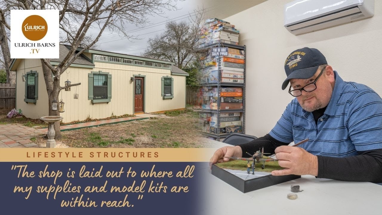 Hobby Shed Big Enough for Enthusiast Meetups