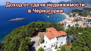Доход от сдачи недвижимости в Черногории