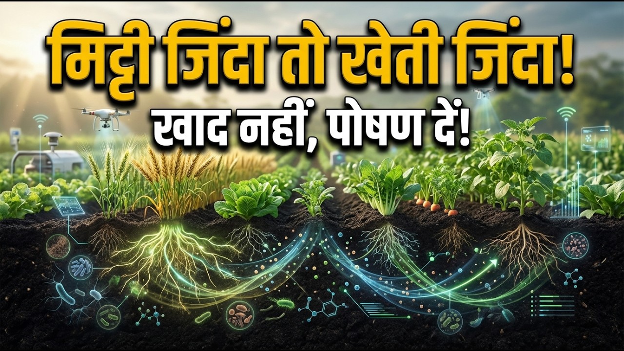 खाद नहीं, पोषण दें! मिट्टी को ताकतवर बनाने का असली विज्ञान क्या है, क्यों सिर्फ यूरिया डालने बंजर।