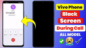 Solved Vivo Phone Black Screen During Call Problem | Incoming Call Screen Not Showing 2023