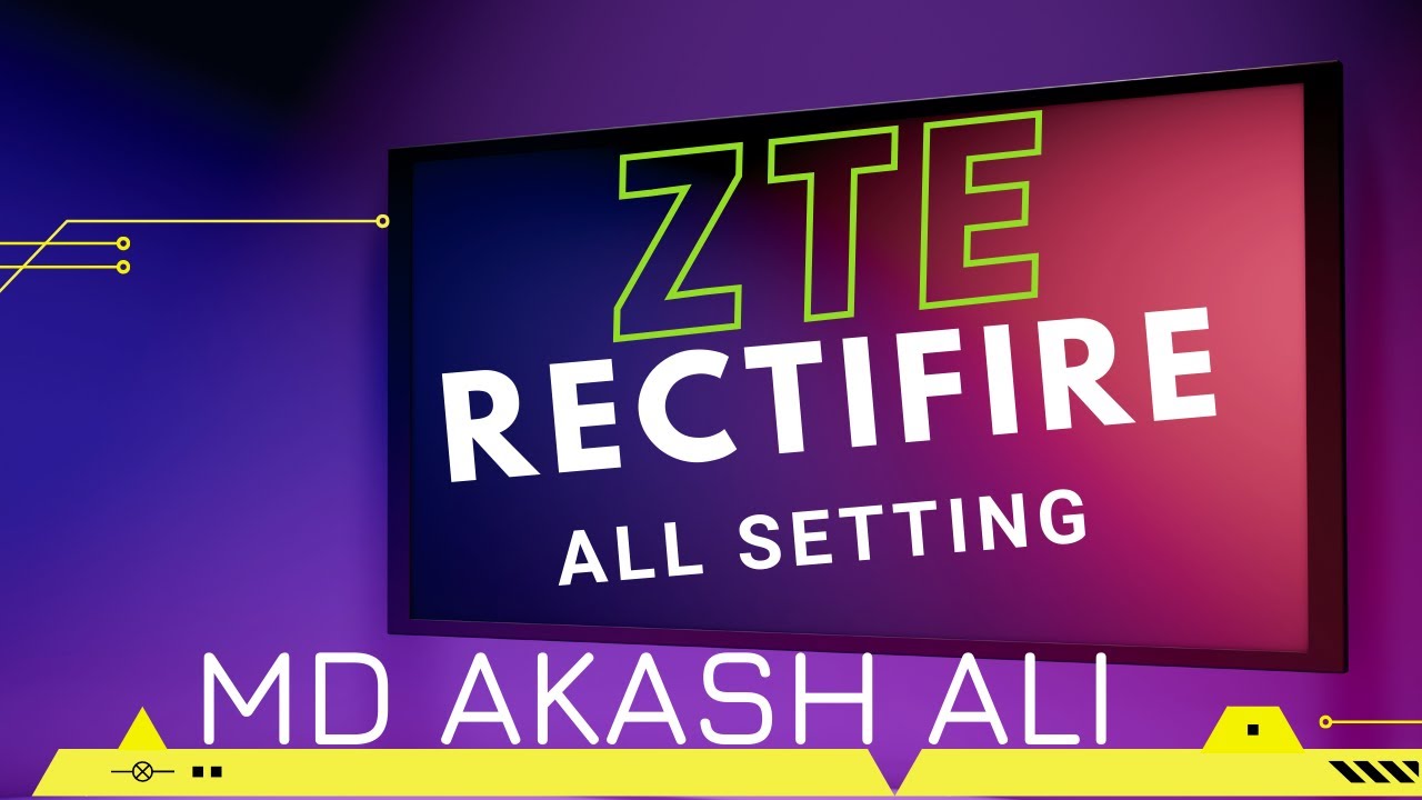 zte rectifier all setting bangla YouTube