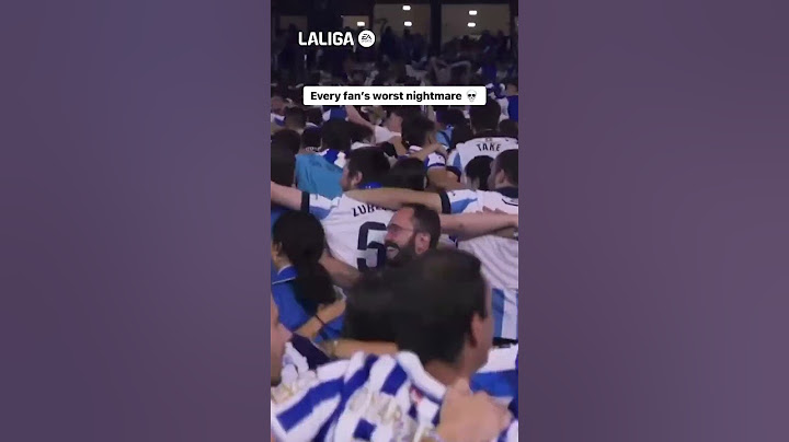 This fan had a front row seat as Sociedad beat Athletic Club in the Basque derby 😅