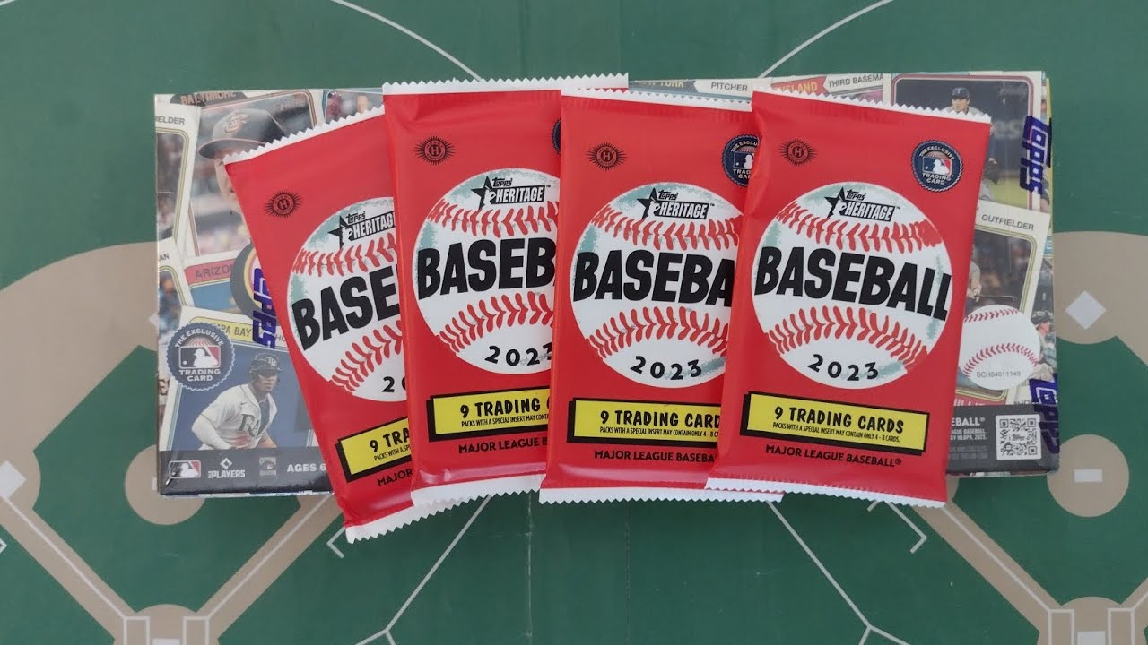 Baseball Stats & Packs 2023 Heritage 1 in 101 pack odds pull. YouTube
