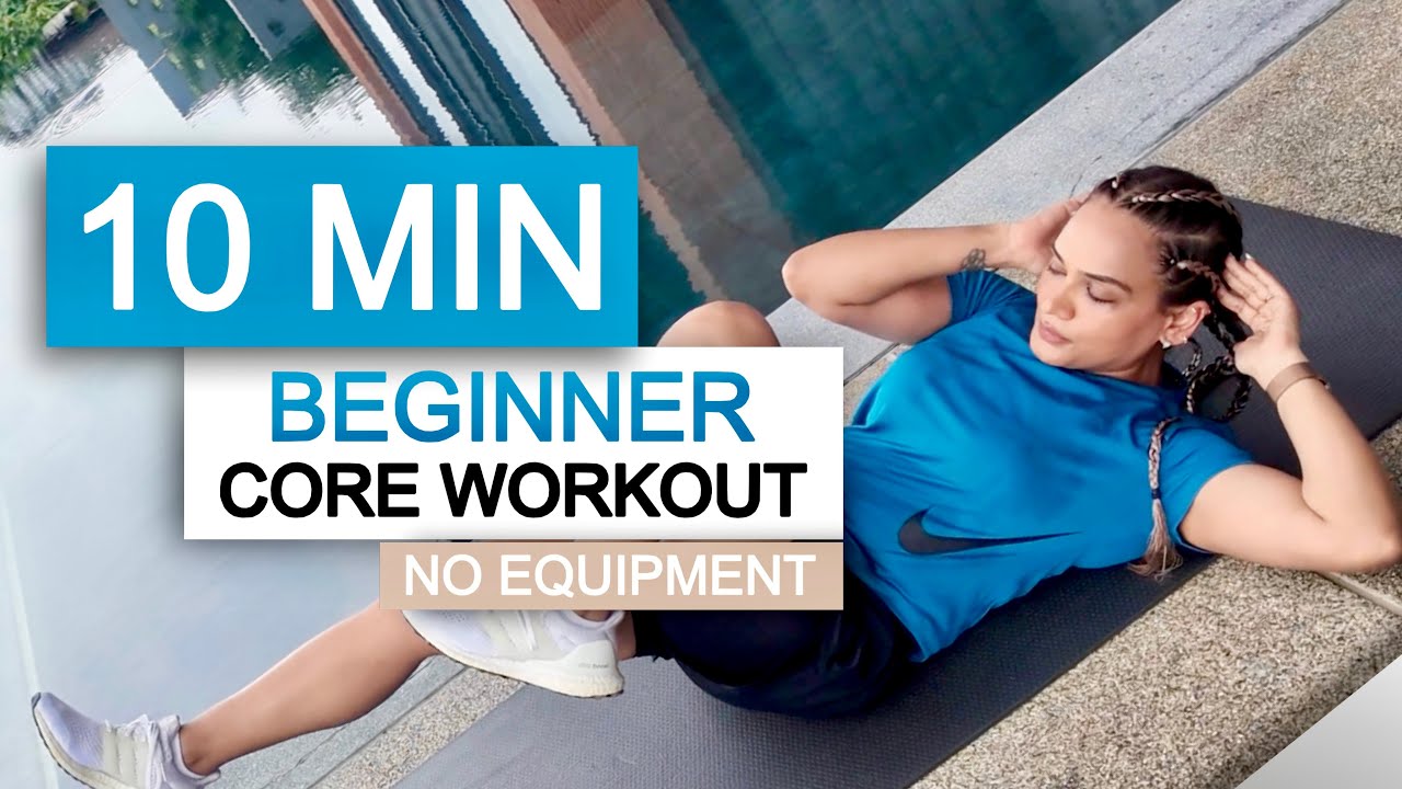 10 Min Beginner Ab Workout |at Home | Follow Along*No Equipment* - YouTube