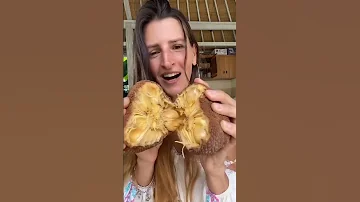 Кто нибудь знает как это экзотический фрукт похожий на джекфрут называется ? #бали