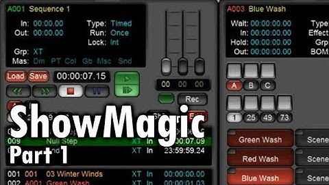 ShowMagic Lighting DMX Software Tutorial 01 of 02 by SIRS-E