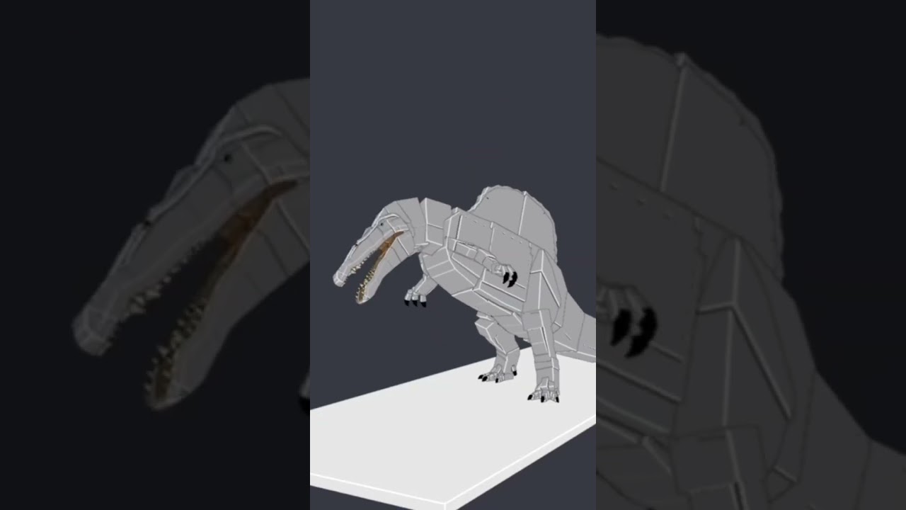 JWR spinosaurus roar #fyp #jurassicblocky #jurassicworldrebirth #spinosaurus