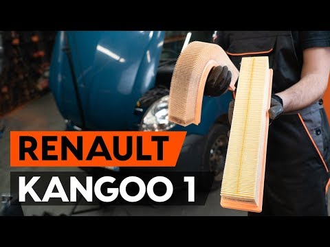 Cómo cambiar los filtro de aire en RENAULT KANGOO 1 (KC) [INSTRUCCIÓN AUTODOC]