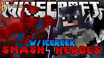 Minecraft: SMASH HEROES! *NEW* Hypixel Minigame