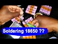 HOW TO SOLDER 18650 BATTERIES - SOLDERING CELLS WITH TABBING WIRES⚡️