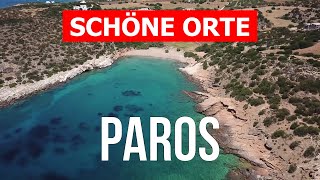Insel Paros, Griechenland | Strand, Urlaub, Meer, Reise, Tourismus | 4k Video | Paros von Drohne