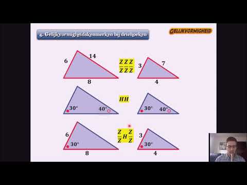 Video: Gelijkheidstesten Voor Driehoeken
