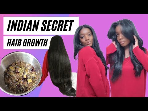 INDIAN HAIR GROWTH SECRET FOR MASSIVE HAIR GROWTH: HOW TO GROW LONG HAIR FAST *INCHES FOR DAYS*