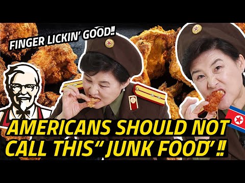 North Korean Veteran tries KFC for the First Time