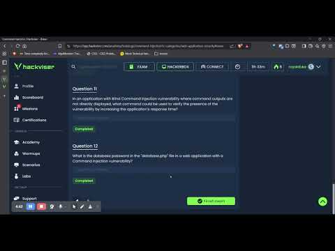 Command Injection Walkthrough: Extract Database Password from database.php | Hackviser Question