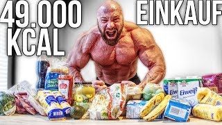 49000 kcal Bodybuilding Wocheneinkauf!