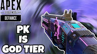 the PEACEKEEPER in LATE GAME RANKED is GOD Tier - Apex Legends Gameplay