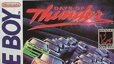 Days of thunder Gameboy gameplay video