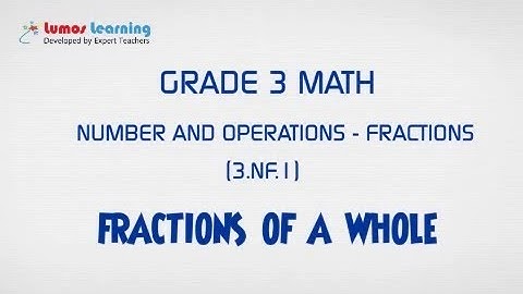 3.NF.1 - Fractions of a Whole (Grade 3 Math ) | www.lumoslearning.com