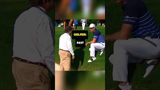 Golfer tries to pay his way out of trouble!🥶⛳️