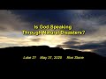 2020 05 31 Is God Speaking Through Natural Disasters? - Ron Stone