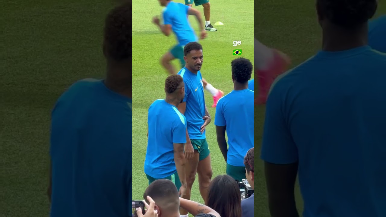 BOM DIA, NEYMAR! 👋🇧🇷 | Copa do Mundo 2026 | #shorts | ge.globo