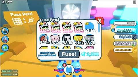 What Happens When U Fuse 2 Robot And 1 Gold Metal Skull? (Pet Simulator X)