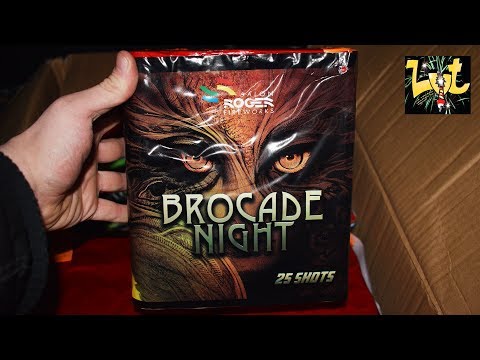 Brocade Night 25 Shots Cake Salon Roger Fireworks Maaseik