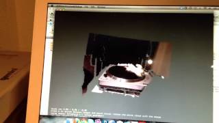 ofxKinect example scanning turntable
