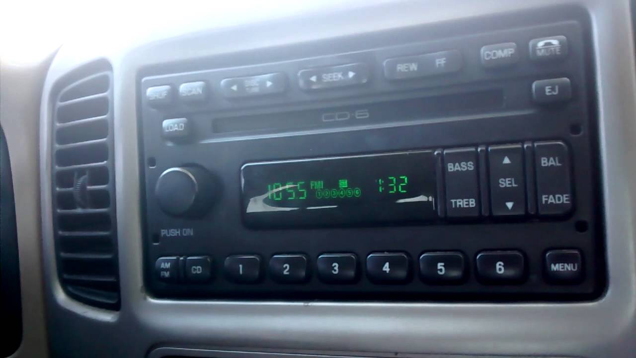 Ford Escape 2003 Stereo - YouTube