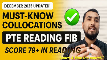 Most Repeated PTE Reading Collocations (Dec 2025 Update) | Score 79+ Easily! #pte #ptetips Tribikram