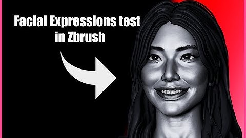 Facial Expressions Demo in Zbrush