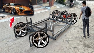 Homemade Toyota Supra MK4 | Make The chassis of Toyota Supra MK4 | Project Tools