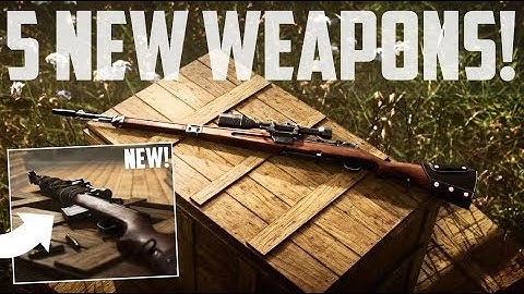 5 *BRAND NEW* WEAPONS COMING TO BATTLEFIELD 5! | (M1906 Selbsladder, Vickers K & More)