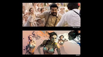 Naatu Naatu Dance 05, AI, Oscar 2023, Stable Diffusion, ControlNet Video, Inkpunk ver.스테이블 디퓨전, 인공지능