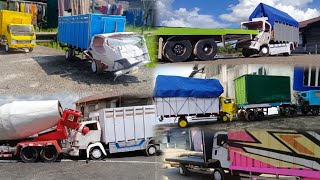 Kumpulan Kecelakaan Truk Tabrak Belakang Truk || Versi miniatur truk