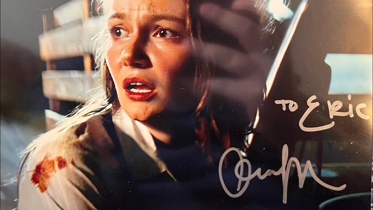 Andi Matichak autograph unboxing! - YouTube