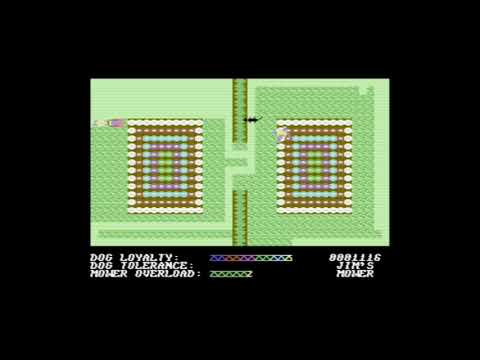 Hover Bovver - C64 - Jeff Minter C64 Game - Llamasoft 1983