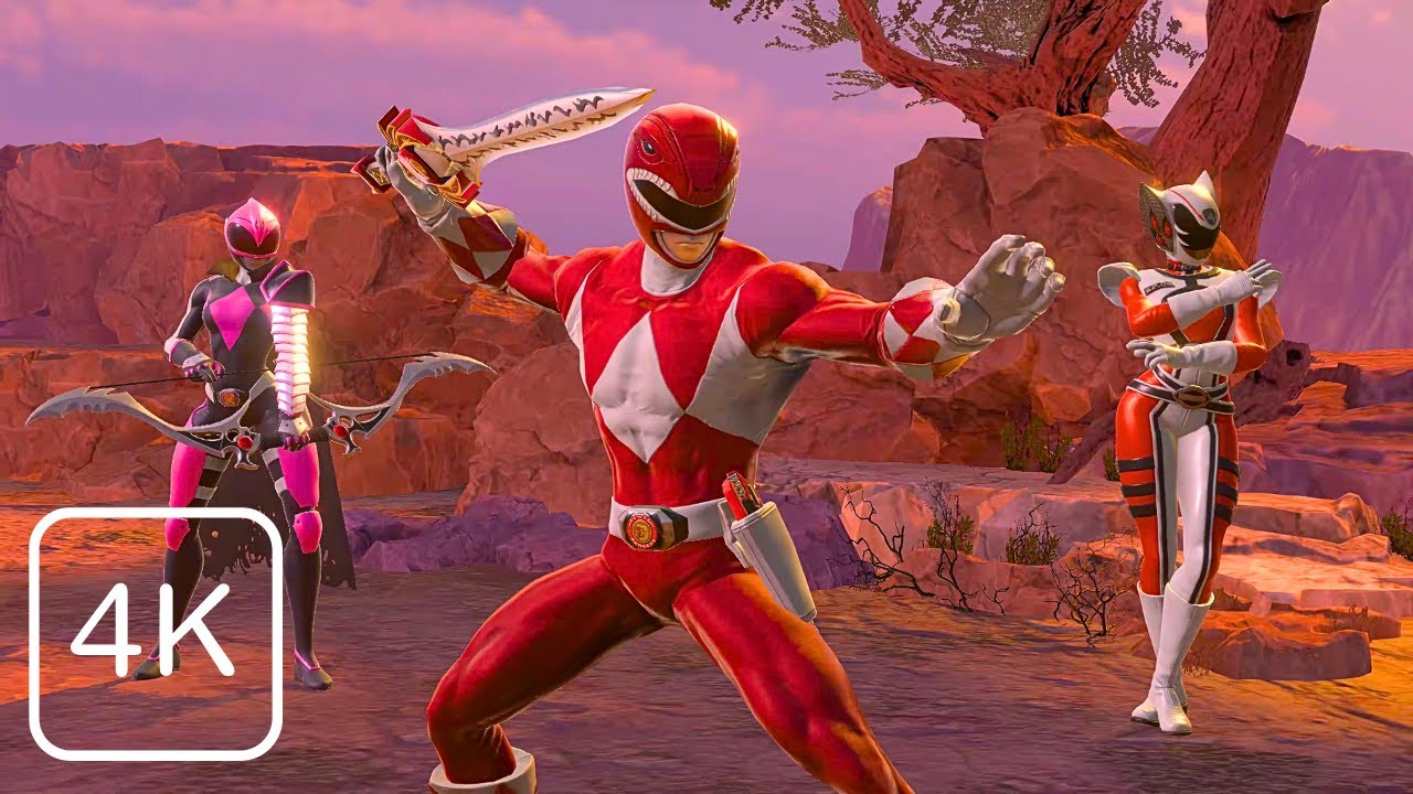 [4K] Red Ranger VS Ryu Ranger - Power Rangers Battle - YouTube