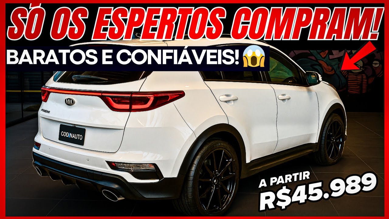 A ESCOLHA MAIS INTELIGENTE de 2025: 7 CARROS BONS, BARATOS E CONFIÁVEIS SÓ OS ESPERTOS COMPRAM! 🤯