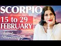 SCORPIO Tarot reading from 15 to 29 FEBRUARY 2024