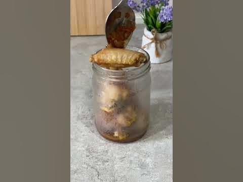 КРЫЛЫШКИ ТЕРИЯКИ В АВТОКЛАВЕ НА ЗИМУ 🔥 Рецепт в комментариях # ...