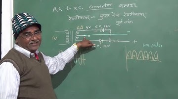 RECTIFIER HALF& FULL WAVE,BRIDGE RECTIFIER,A.C. TO D.C. CONVERTER