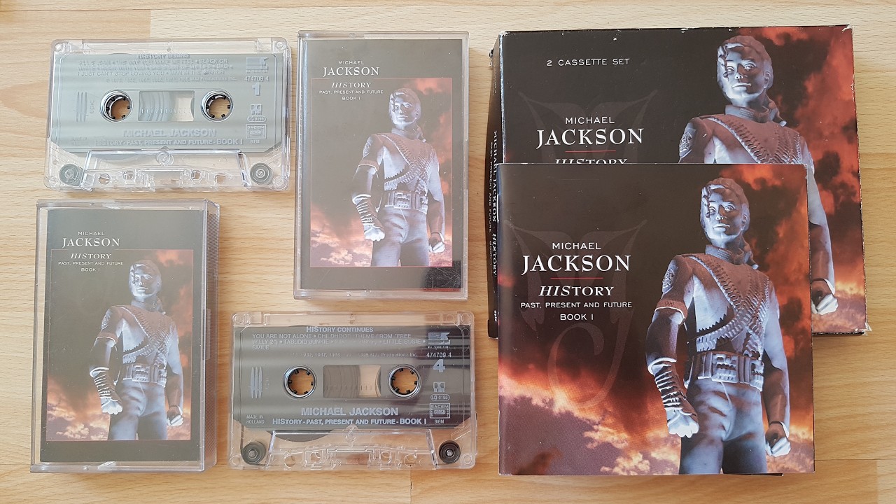 Michael Jackson HIStory Past, Present And Future - Book I Cassette