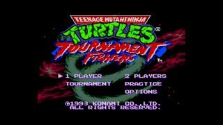 Teenage Mutant Ninja Turtles Tournament Fighters Sega Genesis as April ONeil(Level 8)