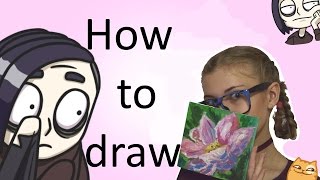 How to draw || Или как я рисую!? || Валерия Максимова