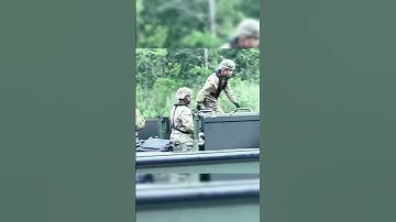 Army Engineers Build Floating Bridge #shorts