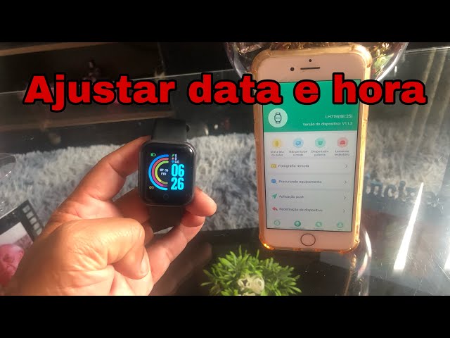 COMO CONFIGURAR ( AJUSTAR) A HORA DO RELOGIO SMARTWATCH D20